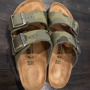 Birkenstock Arizona Green Camo